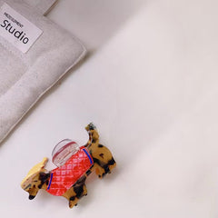 Hårklämmor i Djur, tand- & Pillerdesign – För Vårdpersonal | Tax med hat Vårda Med Stil