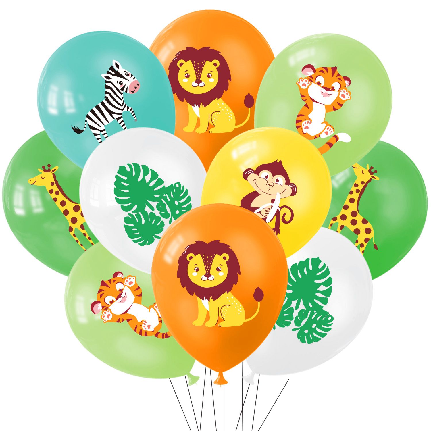 Jungle Safari Party Balloons VardaMedstil