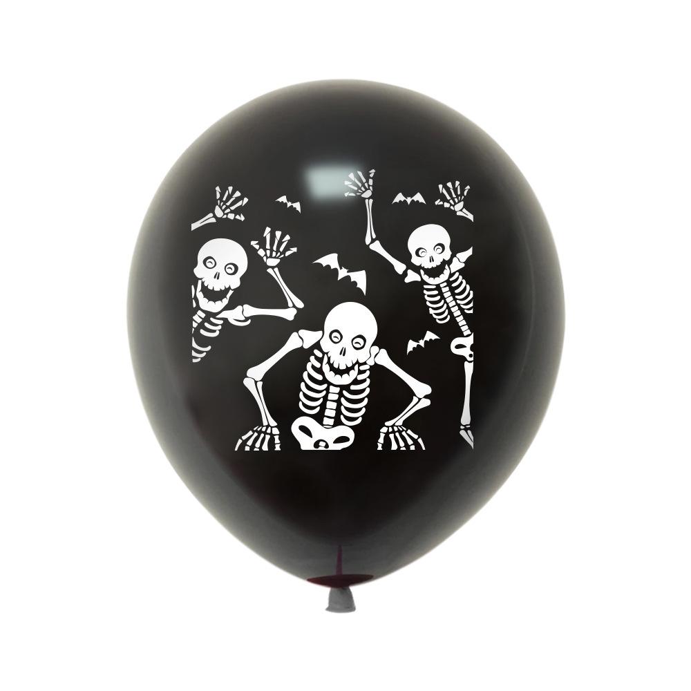 Halloween LatexBallonger – Läskigt Snygg Dekor för Vårdpersonal VardaMedstil