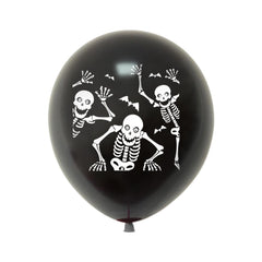 Halloween LatexBallonger – Läskigt Snygg Dekor för Vårdpersonal VardaMedstil