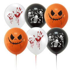 Halloween LatexBallonger – Läskigt Snygg Dekor för Vårdpersonal VardaMedstil