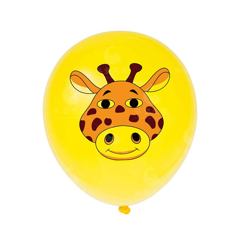 Jungle‑ & Safari‑Ballonger – 12st Latexballonger i djungeltema VardaMedstil