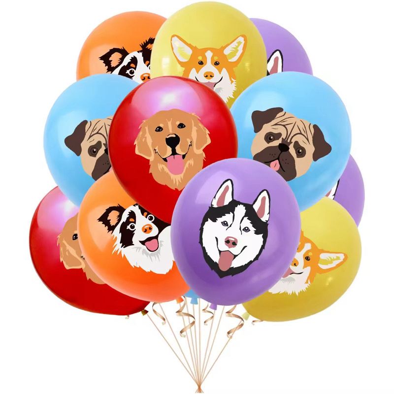 Latex Balloons for Dog Birthday Party Themes VardaMedstil