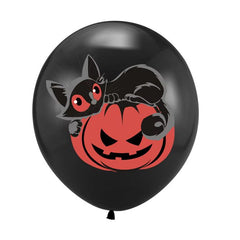 Halloween Latex Ballonger – Läskigt Snygg Dekor för Vårdpersonal VardaMedstil