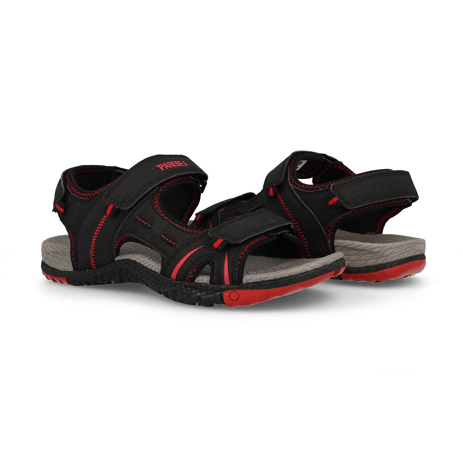 Ifaty mjuka sandaler för herrar: Svart / Tyg / 44 Paredes