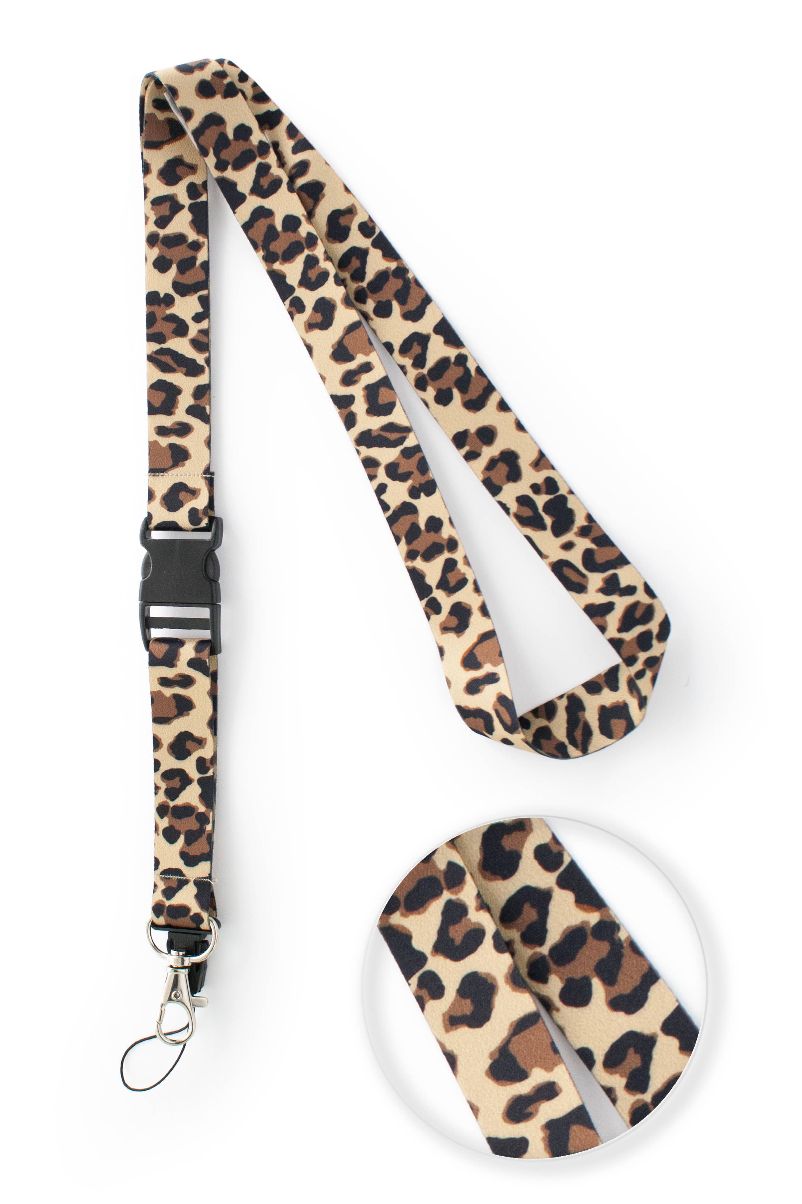 Nyckelband - Leopard hängande rem VårdaMedStil