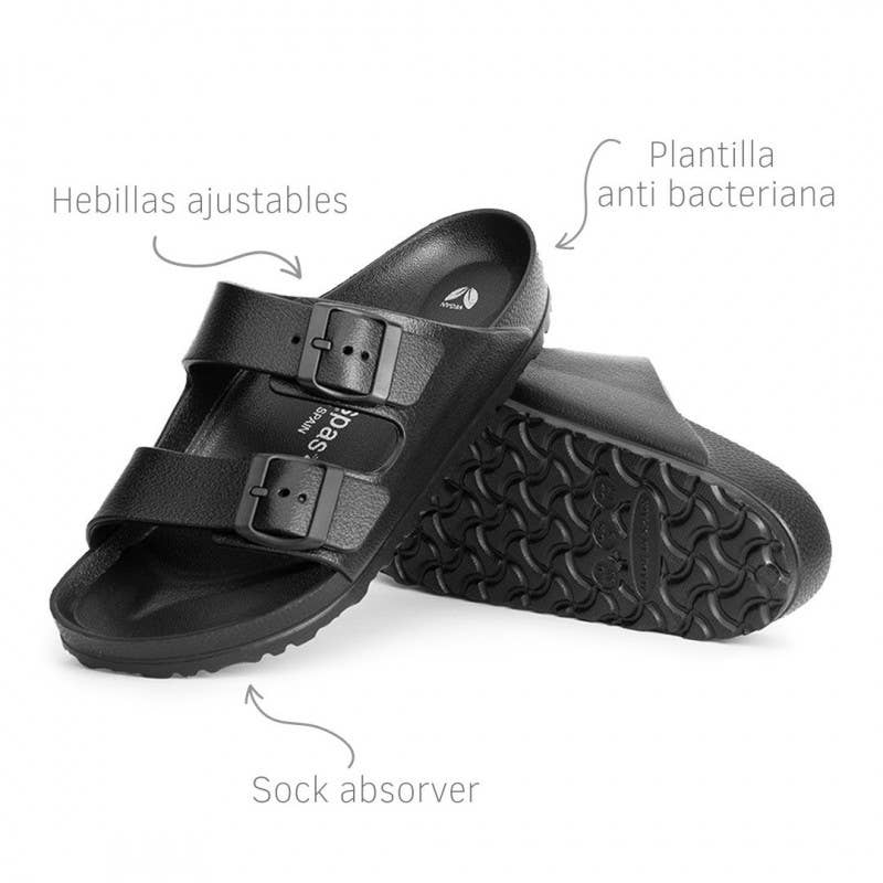 Bio EVA Spännen - Svart Sandal VårdaMedStil