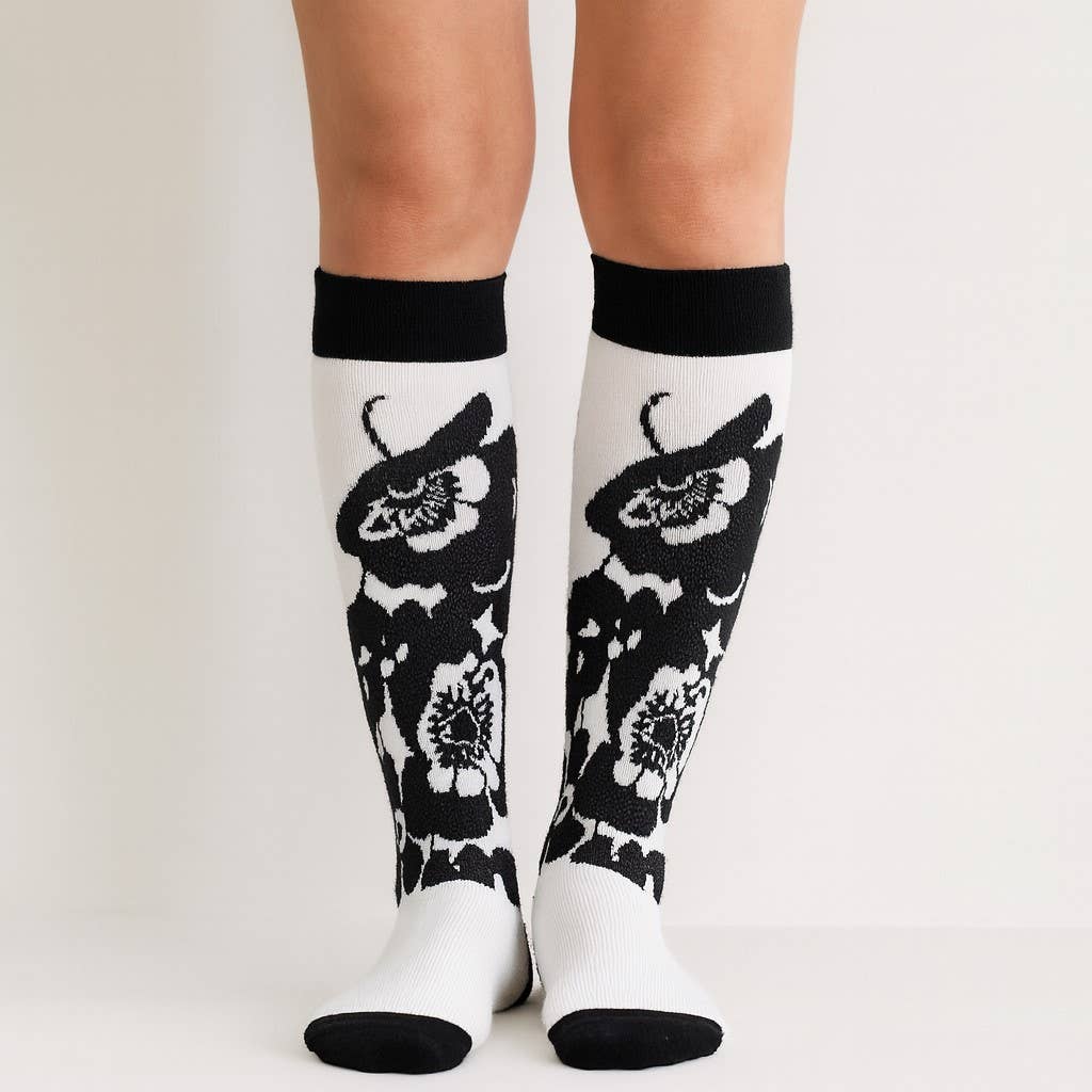 Bomulls kompressionsstrumpor 16–18 mmHg: MC038 Cotton Socks