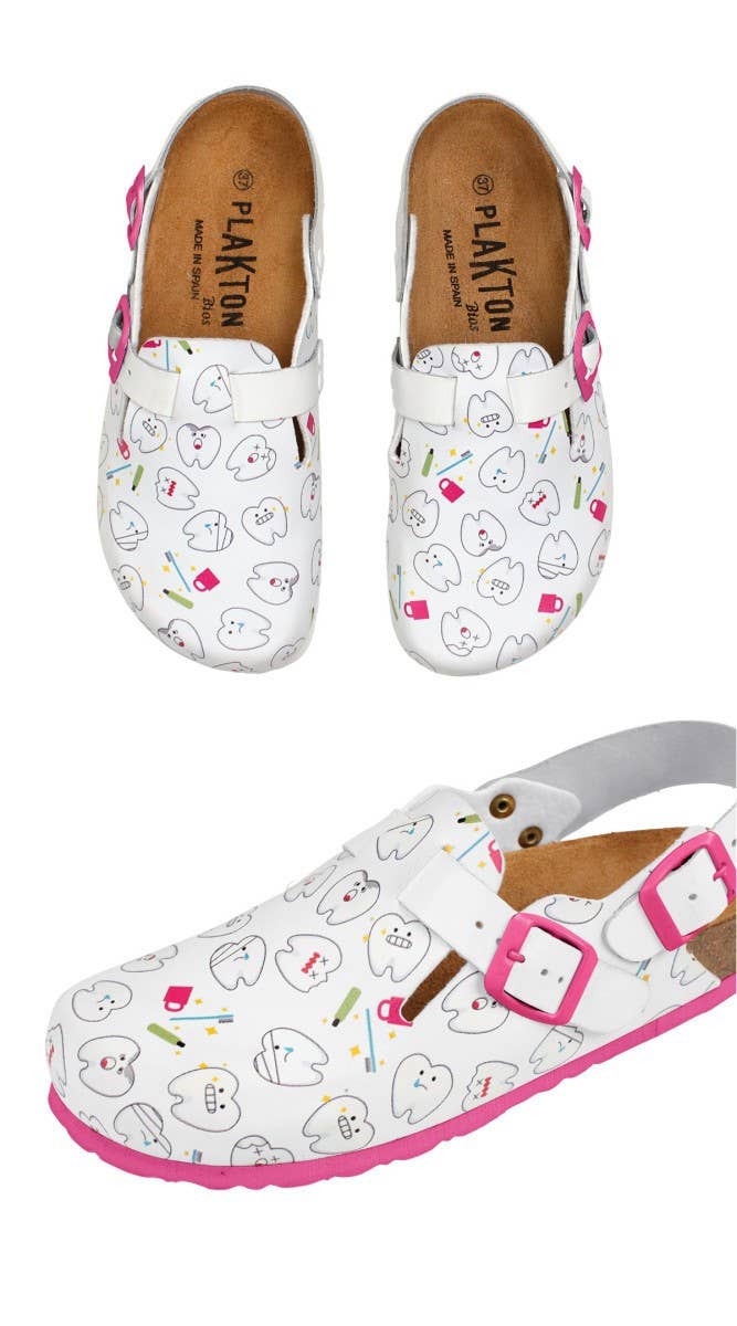 Tofflor med hälrem - Träskor Bio Tandläkare Tänder VårdaMedStil