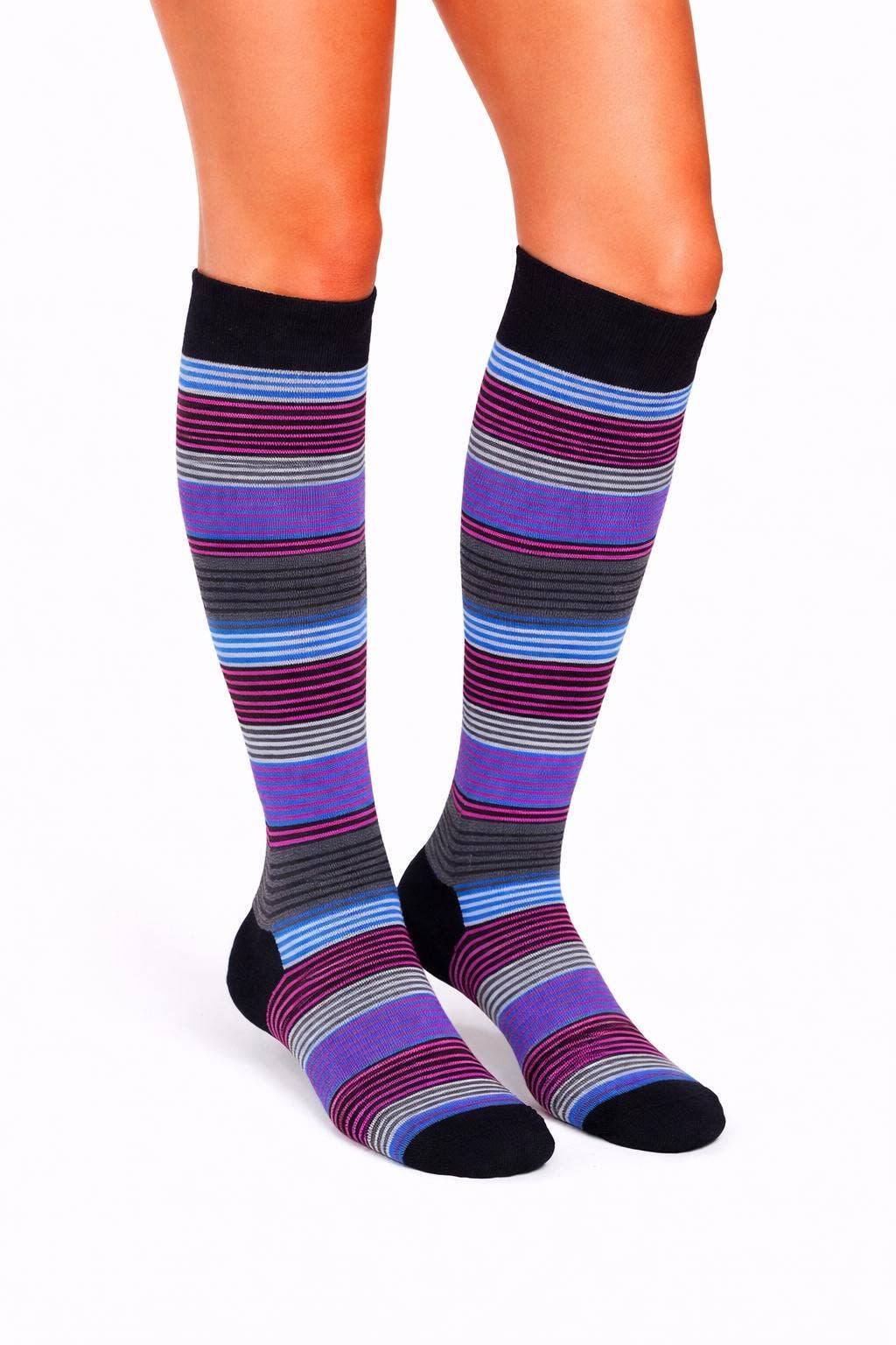Bomulls kompressionsstrumpor 16–18 mmHg: MC051 Cotton Socks