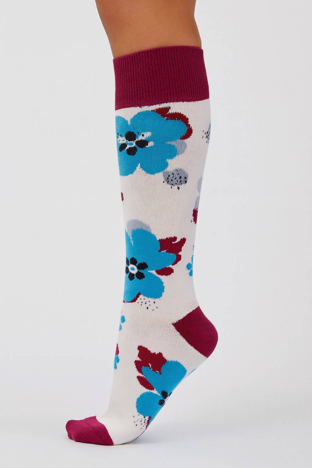Bomulls kompressionsstrumpor 16–18 mmHg: MC019 Cotton Socks