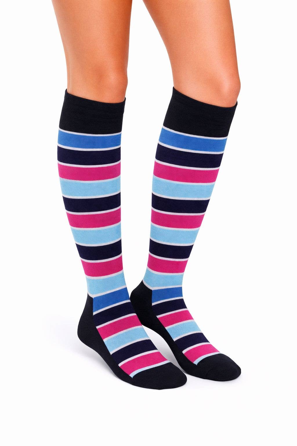 Bomulls kompressionsstrumpor 16–18 mmHg: MC045 Cotton Socks