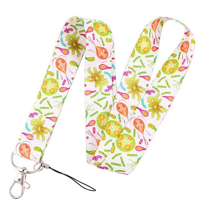 (Kopia) (Kopia) LabLife Nyckelband – Bakterier, Cellkärlek & Vårdstil i Ett VardaMedstil