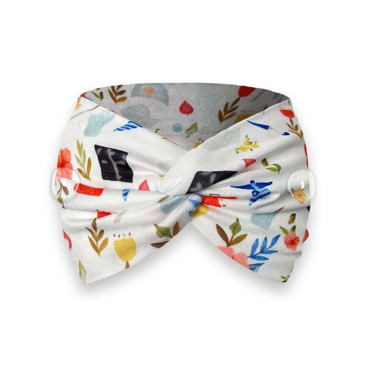 Otomi blommig huvudbonad VardaMedstil